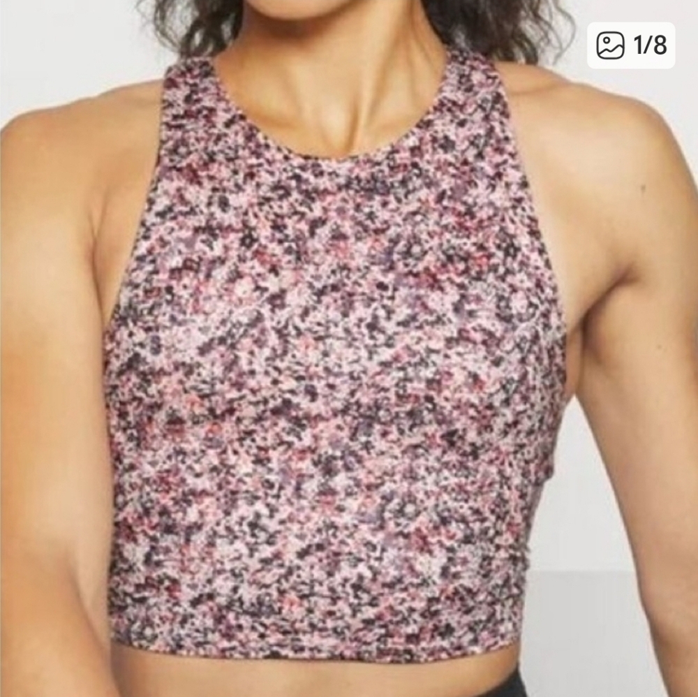 Athleta Top Conscious Cropped Bra Size 1x